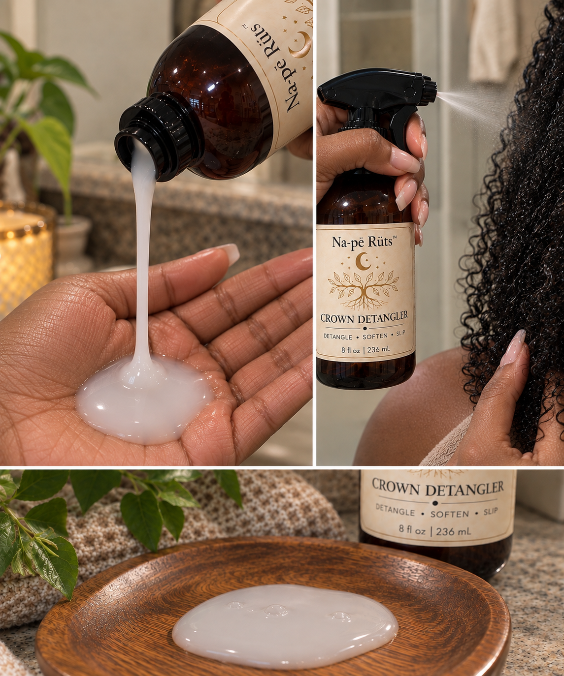 Na-pē Rüts™ Crown Detangler